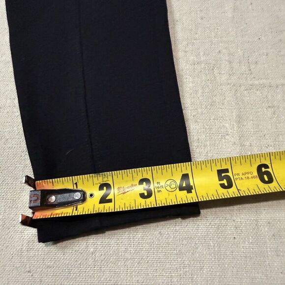 Old Navy Stevie Flare Extra High Rise Black Pull On Capri Pants Womens Size M - Picture 4 of 6